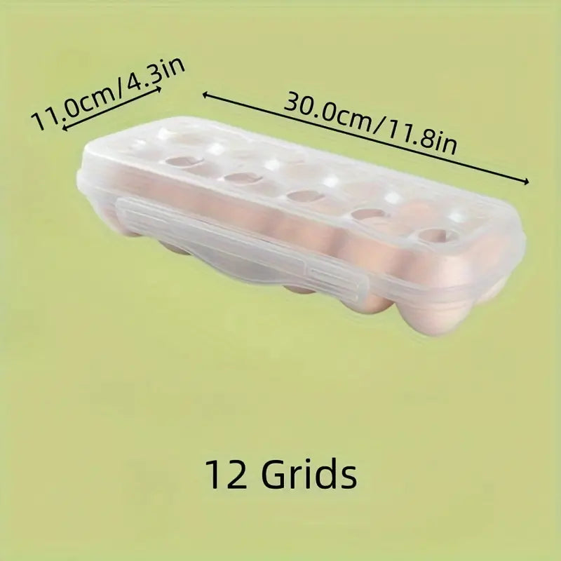 10 Grid Snap On Egg Box, Stackable Egg Storage Box With Lid, Transparent Freestanding Egg Tray, Anti-Collision Egg Fresh Box With Lid, Clear Stackable Egg Storage Container 10 Grid Snap On Egg Box, Stackable Egg Storage Box With Lid, Transparent Freestanding Egg Tray, Anti-Collision Egg Fresh Box With Lid, Clear Stackable Egg Storage Container